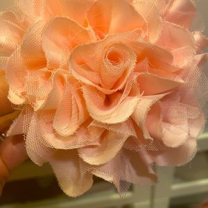 Silk flower hair clip or can be used as a pin